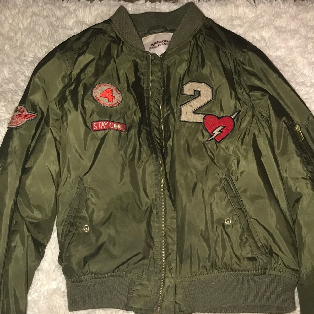 Green Bomber Jacket